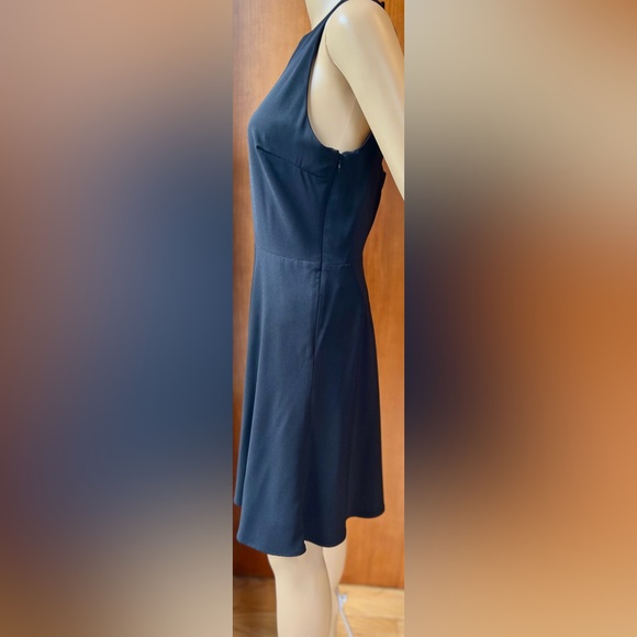 NWT HALSTON HERITAGE Black Fit & Flare Dress Size 6 - Picture 5 of 7